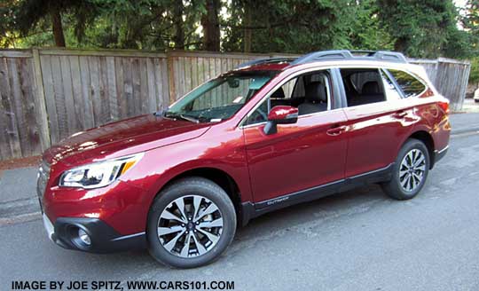 2016 and 2015 Outback Limited, Venetian Red shown