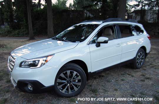 cystal white 2015 Outback Limited