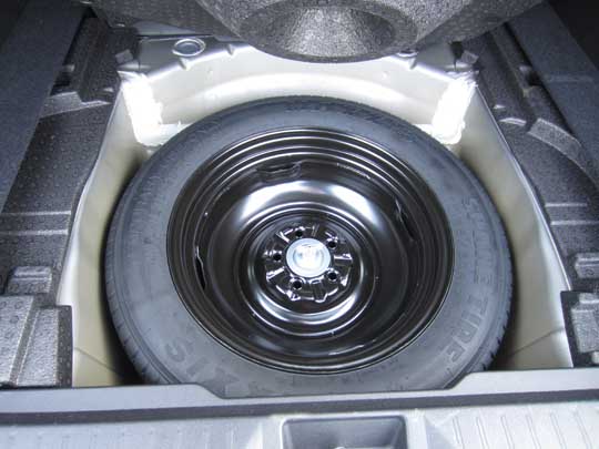 2016, 2015 Subaru Outback spare tire