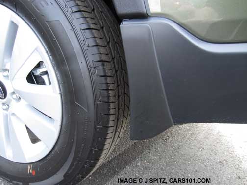 2015 subaru outback rear optional splash guard