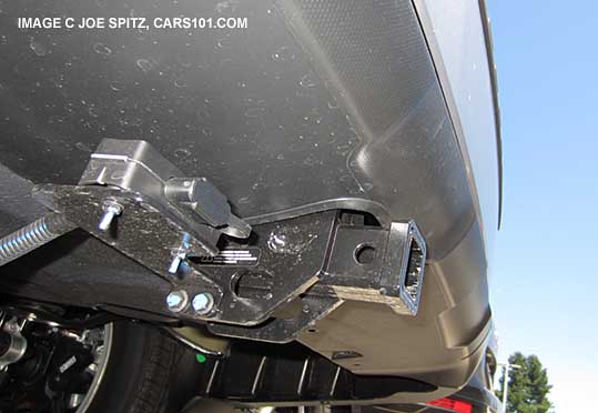 2015 Subaru Outback trailer hitch, optional, size is 1 1/4"