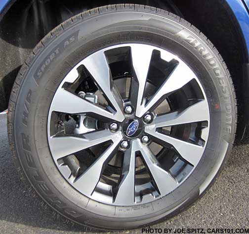 2015 Outback Limited  18" silver alloy wheel