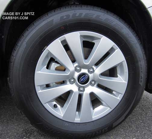 2015 Outback 2.5i Premium 17" silver alloy wheel