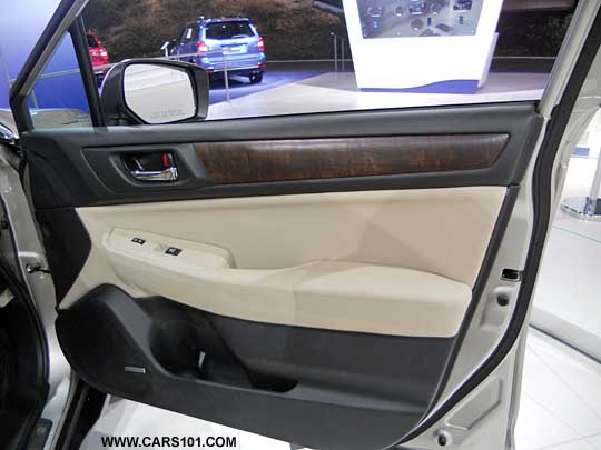 front passenger door, 2015 Subaru Limited model
