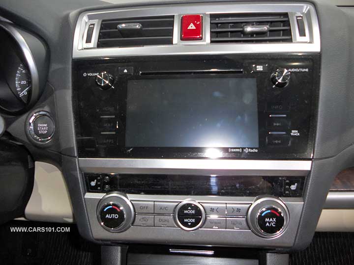 2015 Outback navigation, dual zone climate control