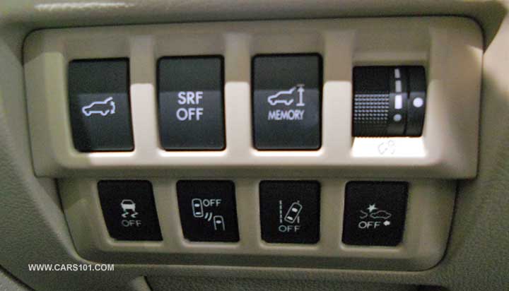 2015 outback driver controls