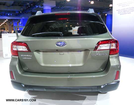 rear view 2015 Subaru Outback