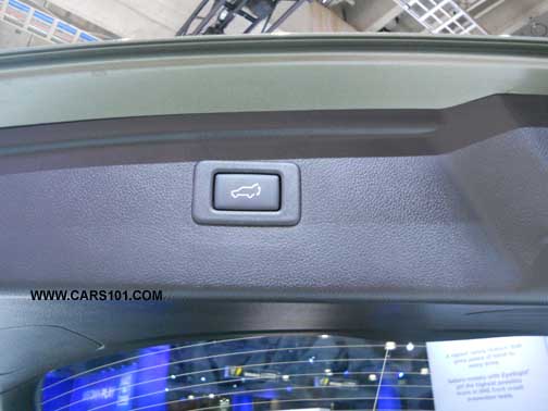 2015 outback power gate button