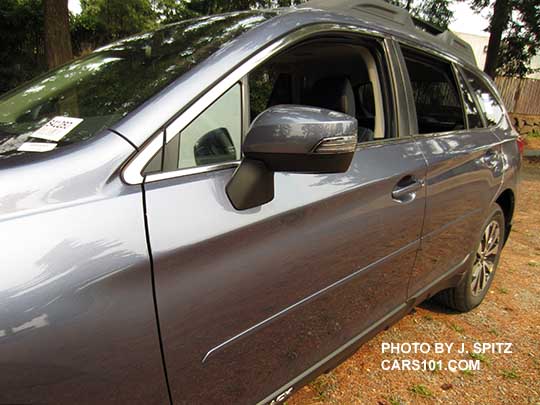 2016 Outback optional body side moldings