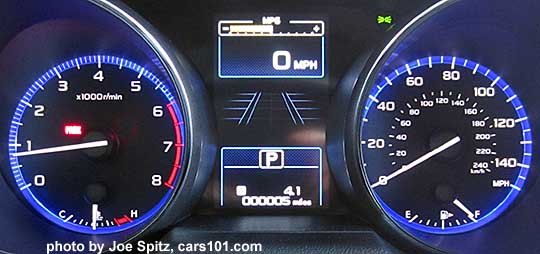 2017 Outback 2.5i Premium model dash gauges instrument panel