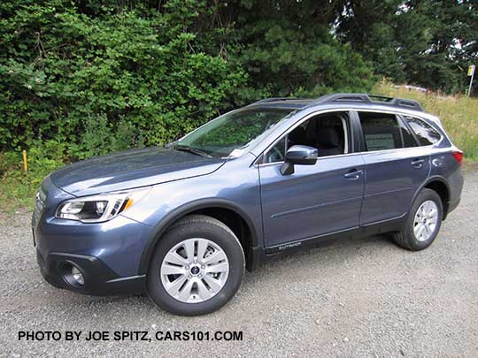 2017 Subaru Outback Premium. Twilight blue color shown