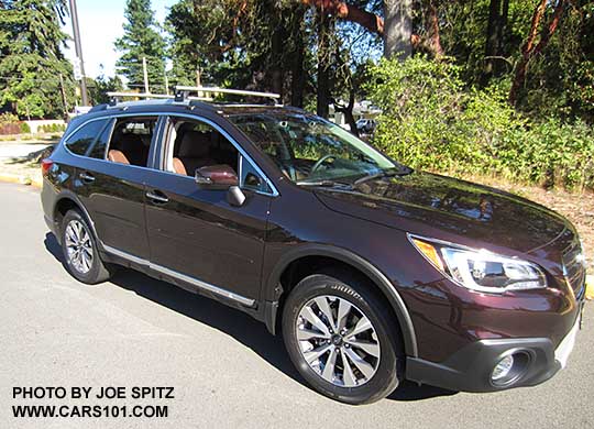 2017 Subaru Outback Touring, brilliant brown color shown