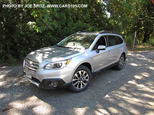 2017 Subaru Outback Limited, ice silver color shown