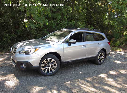 2017 Subaru Outback Limited, ice silver color shown