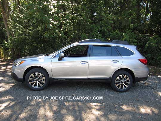 2017 Subaru Outback Limited, ice silver color shown