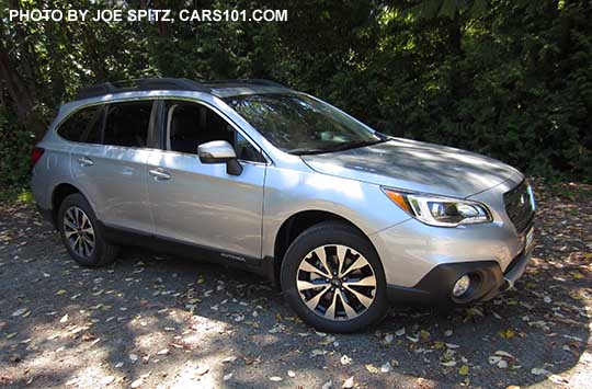 2017 Subaru Outback Limited, ice silver color shown