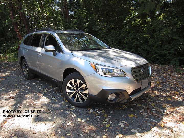 2017 Subaru Outback Limited, ice silver color shown