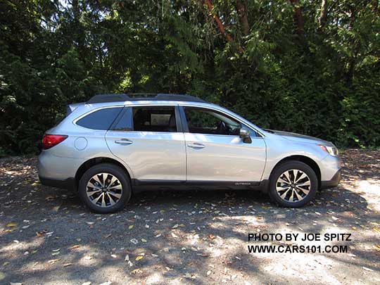 2017 Subaru Outback Limited, ice silver color shown