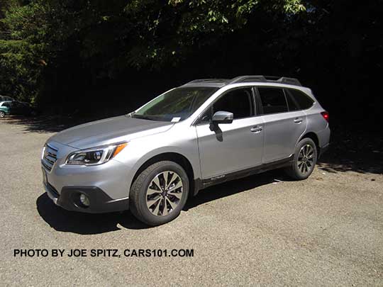 2017 Subaru Outback Limited, ice silver color shown