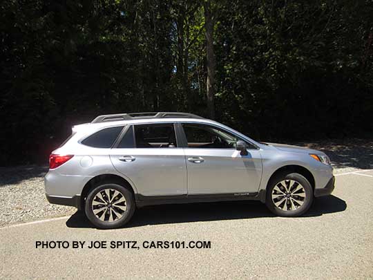 2017 Subaru Outback Limited, ice silver color shown