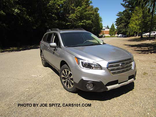 2017 Subaru Outback Limited, ice silver color shown