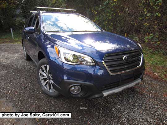 2017 Subaru Outback Touring. Lapis Blue color