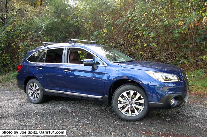 2017 Subaru Outback Touring. Lapis Blue color