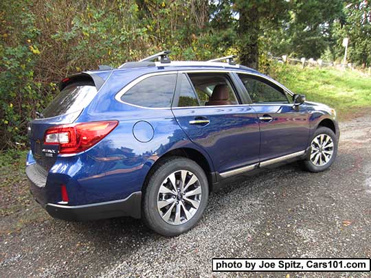 2017 Subaru Outback Touring. Lapis Blue color