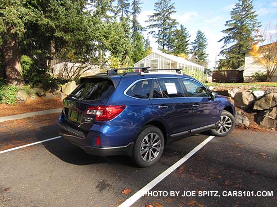 2017 Subaru Outback Touring. Lapis Blue color