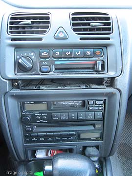 original cassette and optional cd player, 1996 outback