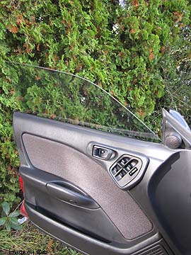 frameless door windows, 1996 subaru outback