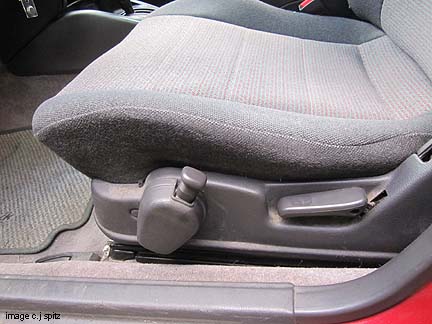 height adjustable driver seat, 96 Outback