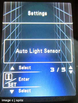 outback legacy limited auto light sensor control