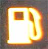 subaru low fuel gas warning light