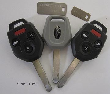 Impreza 2009-2013 P/N:CWTWB1U819 Outback 2011-2013 VOFONO Keyless Entry Remote Car Key Fob Fits for Subaru Forester 2011-2012 