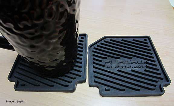 subaru drink coasters, like all weather rubber floor mats for your drinks