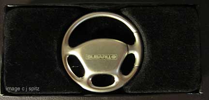 subaru steering wheel keyring