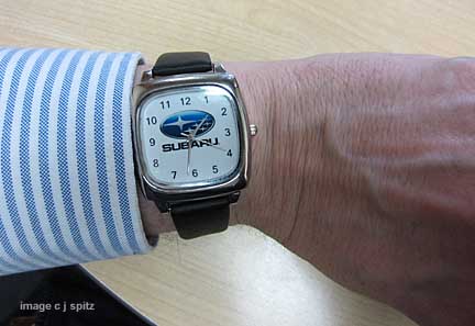 watch with logo