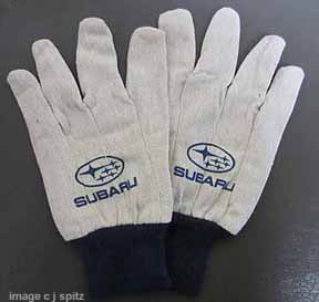 2012 subaru gardening gloves