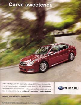 2010 Legacy magazine ad March 2010