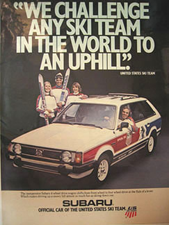 Awarded 1988 Subaru XT6 Vintage Advertisement Car Print Ad J394