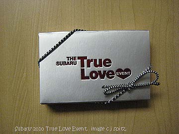 Valentines Day chocolate heart from Subaru of America