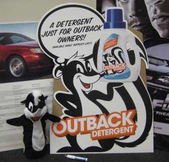 Subaru outback detergent!