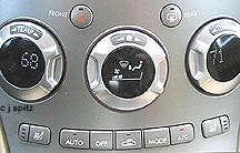 Subaru B9 Tribeca climate control system