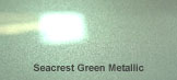 Subaru B9 Tribeca Seacrest Green color sample chip