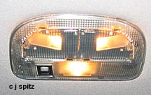 rear reading light for back seat