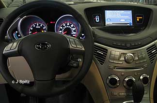 B9 Tribeca dashboard with navigation