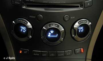 Subaru B9 Tribeca climate control system