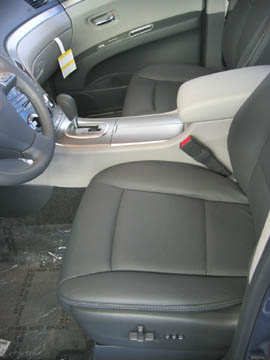 Gray leather with Memory seats