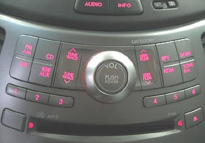 Subaru Tribeca standard stereo CD player